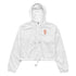 Guards &God Vertical Orange Women’S Crop Windbreaker